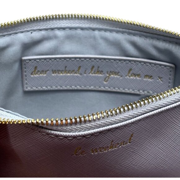 Katie Loxton Le Weekend Grey Wristlet Clutch Bag - Picture 3 of 6